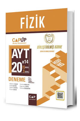 Çap Yayınları 2023 AYT Fizik 20x14 Up Deneme Sınavı - 1
