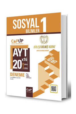Çap Yayınları 2023 AYT Sosyal Bilimler 1 20x16 Up Deneme - 1