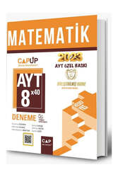 Çap Yayınları - Çap Yayınları AYT Matematik 8 X 40 Up Deneme 2023 Özel Baskı