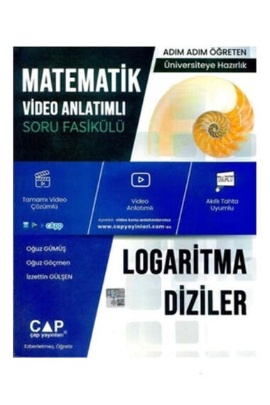 Çap Yayınları 2024 Matematik Logaritma Diziler Konu Anlatımlı Soru Bankası - 1
