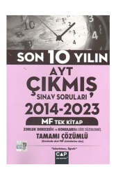 Çap Yayınları 2024 AYT (Matematik-Fen) Son 10 Yılın Çıkmış Sınav Soruları (2014-2023) - Çap Yayınları