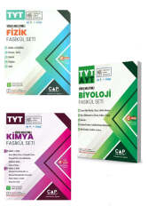 Çap Yayınları 2025 TYT Fizik - Kimya - Biyoloji Fasikül Seti - Çap Yayınları