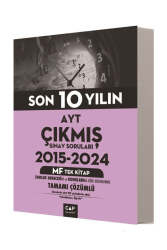 Çap Yayınları 2015-2024 AYT Son 10 Yılın Çıkmış Sınav Soruları - Çap Yayınları
