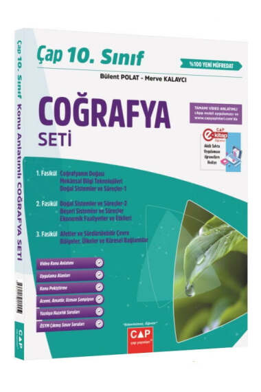 Çap Yayınları 10.Sınıf Coğrafya Seti - 1