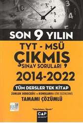 Çap Yayınları - Çap Yayınları Çap Yayınları TYT MSÜ Son 9 Yılın Çıkmış Soruları