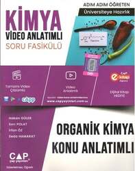 Çap Yayınları - Çap Yayınları Üniversiteye Hazırlık Organik Kimya Konu Anlatımlı