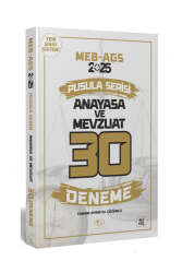 CBA Yayınları 2025 MEB-AGS Anayasa ve Mevzuat 30 Deneme - CBA Akademi