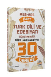 CBA Yayınları MEB-AGS ÖABT Türk Dili ve Edebiyatı Öğretmenliği Türk Halk Edebiyatı 30 Deneme - CBA Akademi