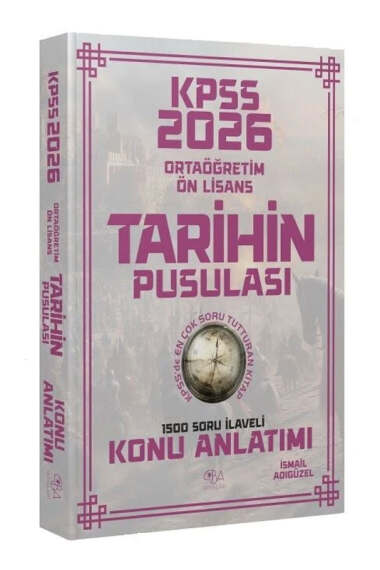 CBA Yayınları 2026 KPSS Lise Ortaöğretim Ön Lisans Tarihin Pusulası Konu Anlatımı - 1