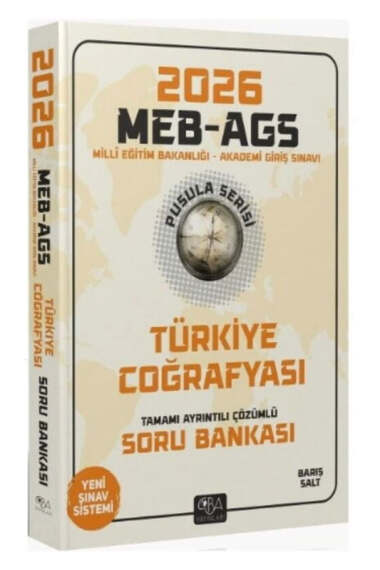 CBA Yayınları 2026 MEB AGS Türkiye Coğrafyası Soru Bankası - 1