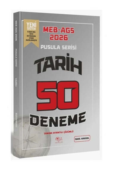 CBA Yayınları 2026 MEB-AGS Tarihin Pusulası 50 Deneme Çözümlü - 1