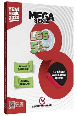 Cevap Yayınları 8. Sınıf LGS 1. Dönem MEGA 5‘li Deneme Sınavı - 1