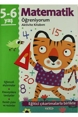 Matematik Öğreniyorum 5 6 Yaş Aktivite Kitabım Çiçek Yayınevi - 1