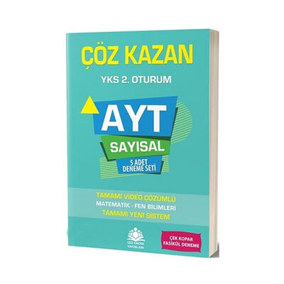 Çöz Kazan Yayınları AYT Sayısal 5 Adet Deneme Seti - 1