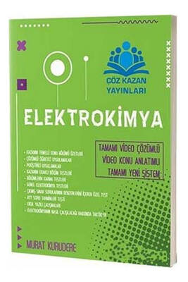 Çöz Kazan Yayınları YKS AYT Elektrokimya Konu Anlatımlı Soru Bankası - 1