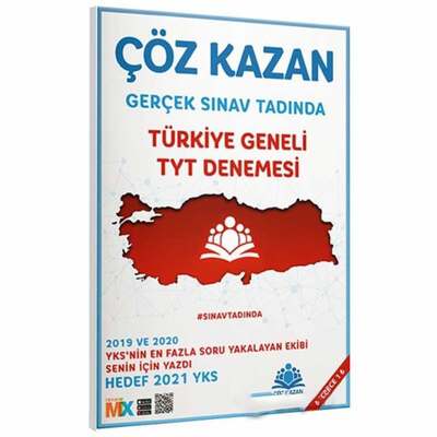 Çöz Kazan Yayınları Türkiye Geneli TYT Deneme Sınavı - 1
