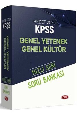 Data Yayınları 2020 KPSS Genel Kültür Genel Yetenek Soru Bankası Seti - 1