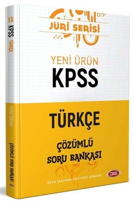 Data Yayınları 2020 KPSS Türkçe Çözümlü Soru Bankası Jüri Serisi - 1