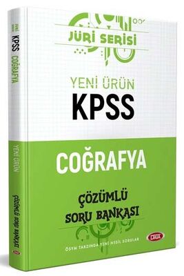 ​Data Yayınları 2020 KPSS Coğrafya Çözümlü Soru Bankası Jüri Serisi - 1