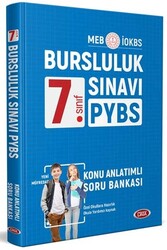 Data Yayınları - Data Yayınları 7. Sınıf Bursluluk Sınavı Konu Anlatımlı Soru Bankası PYBS – İOKBS
