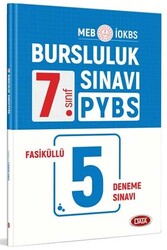 Data Yayınları - Data Yayınları 7. Sınıf Bursluluk Sınavı 5 Deneme Sınavı PYBS – İOKBS