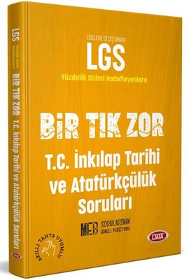 Data Yayınları LGS Bir Tık Zor T.C. İnkılap Tarihi ve Atatürkçülük Soruları - 1