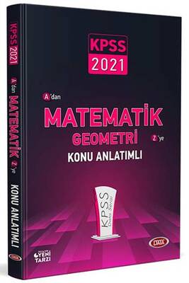 Data Yayınları 2021 KPSS Matematik Geometri Konu Anlatımlı - 1