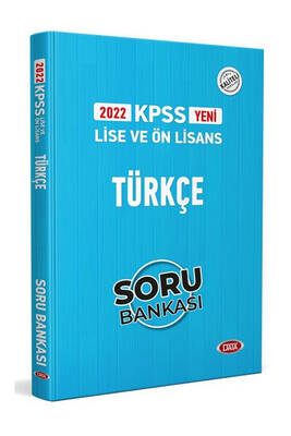 Data Yayınları 2022 KPSS Lise Ön Lisans Türkçe Soru Bankası - 1