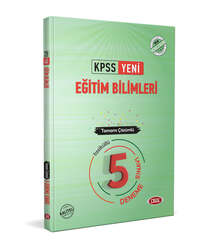 Data Yayınları 2022 KPSS Eğitim Bilimleri Tamamı Çözümlü 5 Deneme Sınavı - Data Yayınları
