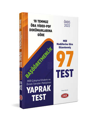 Data Yayınları Başöğretmen Yaprak Test - 1