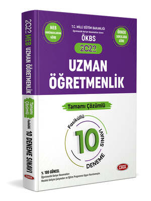 Data Yayınları Uzman Öğretmen Tamamı Çözümlü 10 Deneme Sınavı - 1