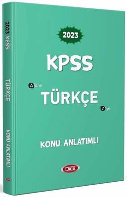 Data Yayınları 2023 KPSS Türkçe Konu Anlatımlı - 1