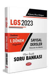 Data Yayınları - Data Yayınları 2023 LGS 1. Dönem Sayısal Soru Bankası