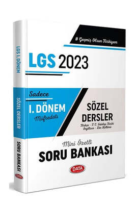Data Yayınları 2023 LGS 1. Dönem Sözel Soru Bankası - 1