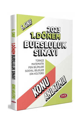 Data Yayınları 6. Sınıf 1. Dönem Bursluluk Sınavı Konu Anlatımlı - 1