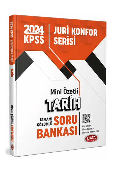 Data Yayınları 2024 KPSS Juri Konfor Serisi Tarih Tamamı Çözümlü Soru Bankası - 1