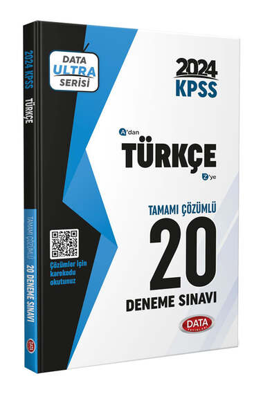 Data Yayınları 2024 Ultra Serisi KPSS Türkçe 20 Deneme - 1