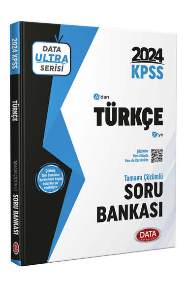 Data Yayınları 2024 Ultra Serisi KPSS Türkçe Soru Bankası - 1