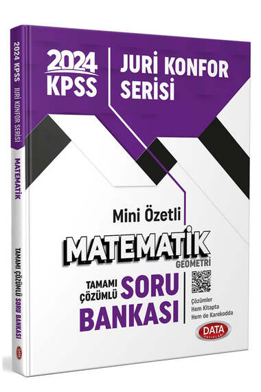 Data Yayınları 2024 KPSS Juri Konfor Serisi Matematik & Geometri Soru Bankası - 1