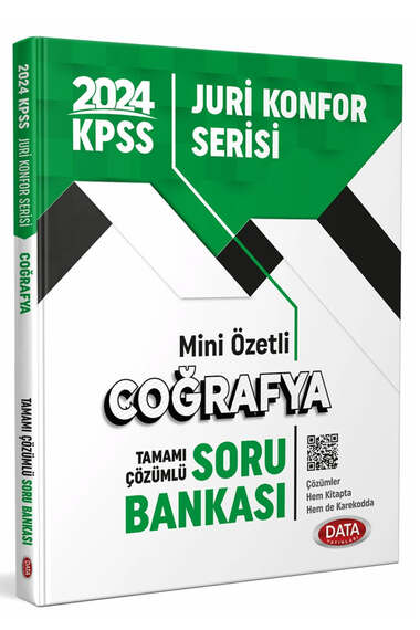 Data Yayınları 2024 KPSS Juri Konfor Serisi Coğrafya Soru Bankası - 1