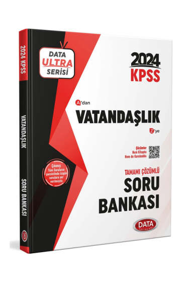Data Yayınları 2024 KPSS Ultra Serisi Vatandaşlık Soru Bankası - 1