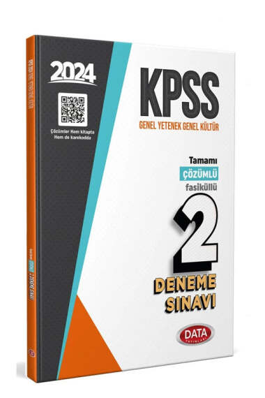 Data Yayınları 2024 KPSS GK-GY Tüm Dersler Tamamı Çözümlü 2 Deneme Sınavı - 1