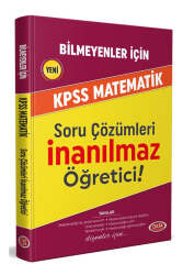 Data Yayınları 2024 KPSS Matematik Soru Çözümleri İnanılmaz Öğretici! (Bilmeyenler İçin) - Data Yayınları