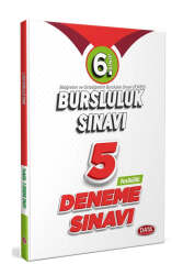 Data Yayınları 2024 6.Sınıf Bursluluk Sınavı Fasikül 5 Deneme Sınavı - Data Yayınları