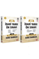 Data Yayınları 2024 İdari Yargı Ön Sınavı Tamamı Çözümlü Soru Bankası (2 Cilt) - Data Yayınları