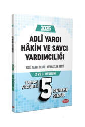 Data Yayınları 2025 Adli Yargı Hakim ve Savcı Yardımcılığı Tamamı Çözümlü 5 Deneme - Data Yayınları
