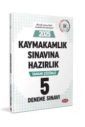 Data Yayınları 2025 Kaymakamlık Sınavına Hazırlık Tamamı Çözümlü 5 Deneme Sınavı - Data Yayınları