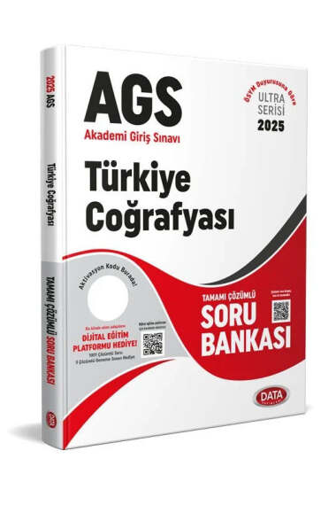 Data Yayınları 2025 MEB AGS Türkiye Coğrafyası Soru Bankası - 1