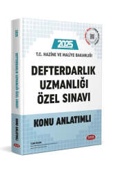 Data Yayınları 2025 Defterdarlık Uzmanlığı Özel Sınavı Konu Anlatımlı - Data Yayınları