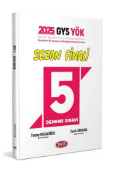 Data Yayınları 2025 YÖK Üst Kuruluşları İle YÖK Personeli Sezon Finali 5 Deneme Sınavı - Data Yayınları